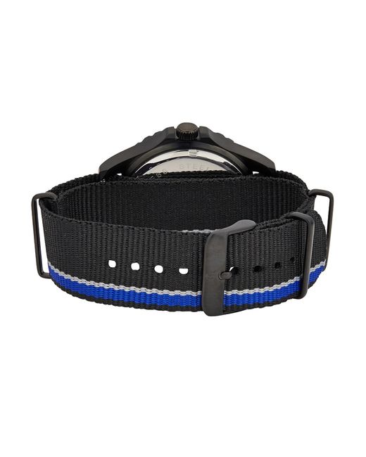 Bermuda Watch Company Blue Bermuda Watch Co Stovel Bay & Nylon Gtls Watch for men