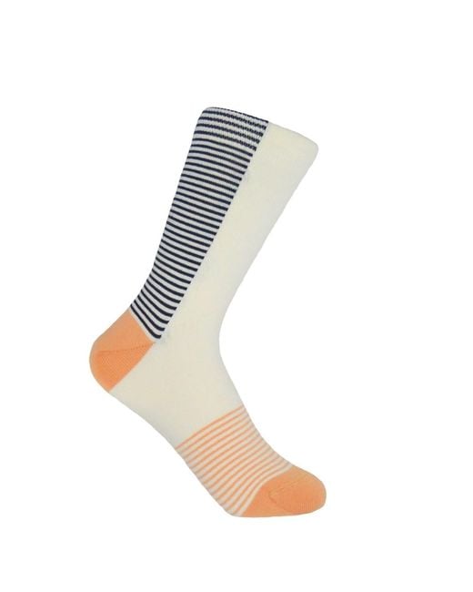Peper Harow - Made in England Pink Honey Anne & Leaf Socks 2 Pack