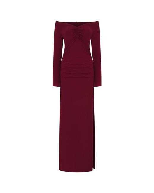 Celestine & Mae Purple Maldau Maxi Dress