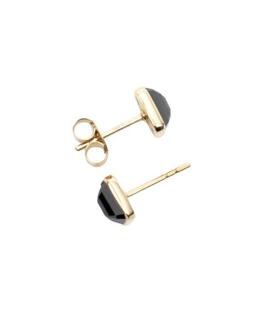 Rahul's Jewels Black Sanctum Verus Earring Single -14 Karat With Genuine Diamond