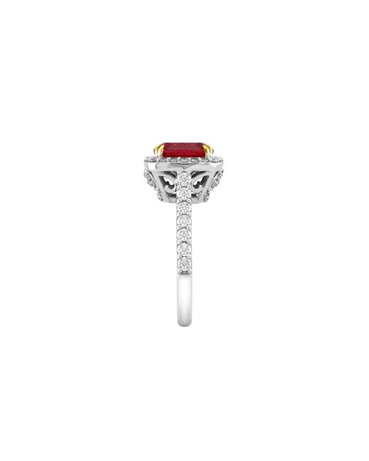 Arte Madrid Red Casa Real Fleur-De-Lis Ring