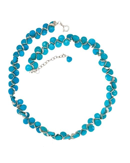 Lori Kaplan Design Blue Sleeping Beauty Signature Necklace