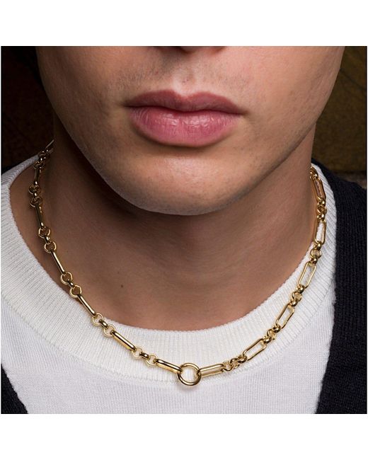 Alexie of Athens Metallic Tria Charm Chain Necklace