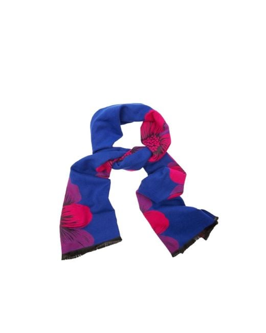 Saachi Pink Fresh Floral Reversible Scarf