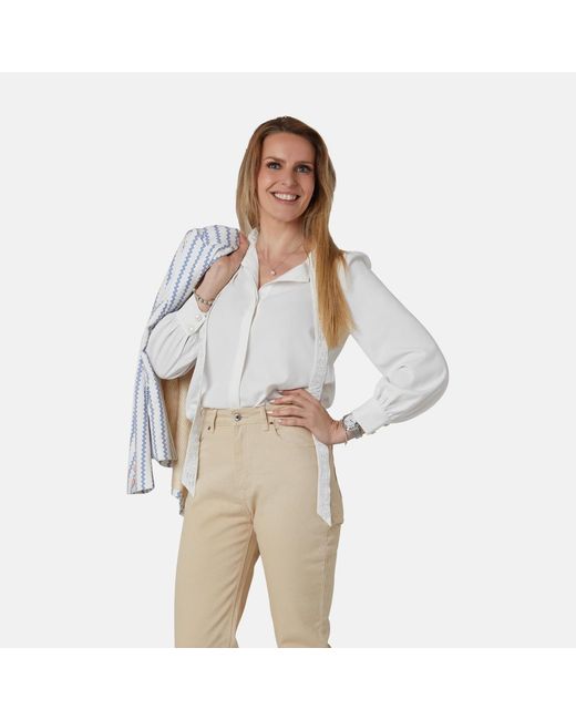 House of Kind White The Goddess Blouse