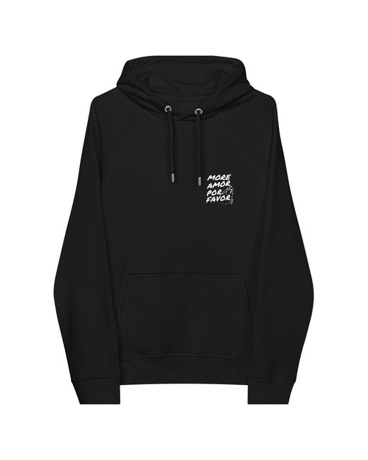 Anchor and Crew Black Nine More Amor Por Favor Editions Organic Cotton Hoodie