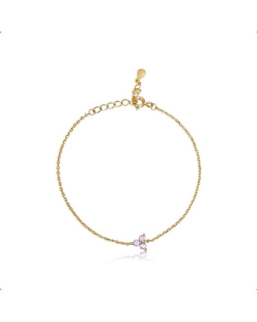 Mickey's Girl Metallic Mini Lotus Charm Bracelet