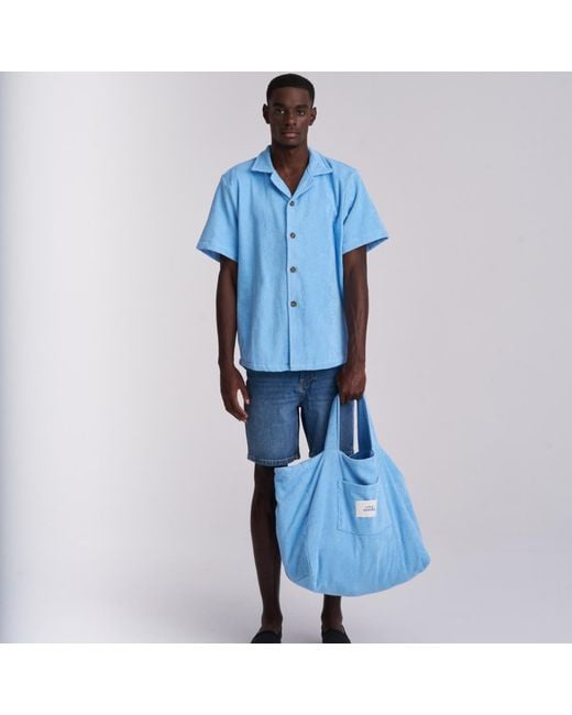 Little Mariner Blue Coastal Terry Bag