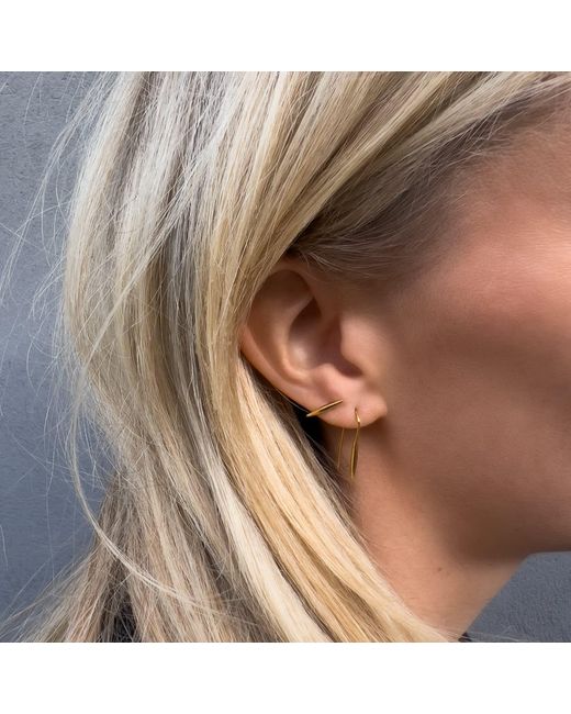 Tory Long White The Spike Studs