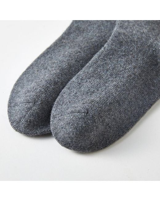 Soft Strokes Silk Gray Wool Quarter-Length Socks Set Of Two