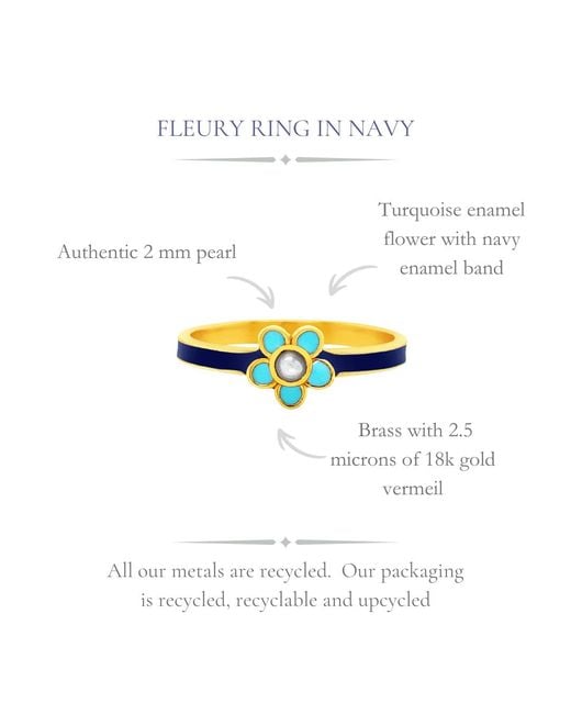 GEM BAZAAR Yellow Fleury Ring