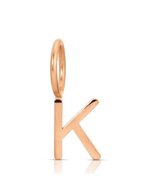 Maya Brenner Metallic Letter Charm