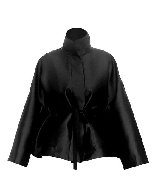 Maxjenny Black Square Boxy Jacket