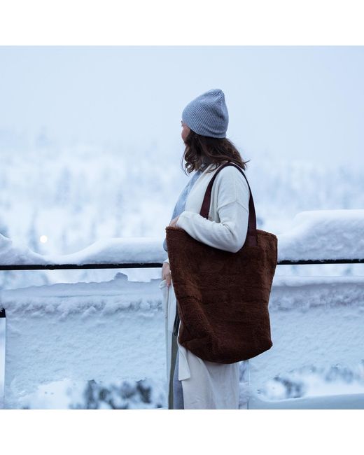 tirillm Brown Lana Tote Bag