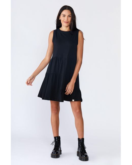 LOVETRUST Black Josephine Tiered Dress