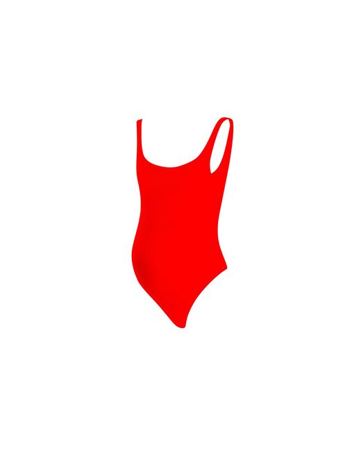 The Koozy Red Maternity Chani Bodysuit