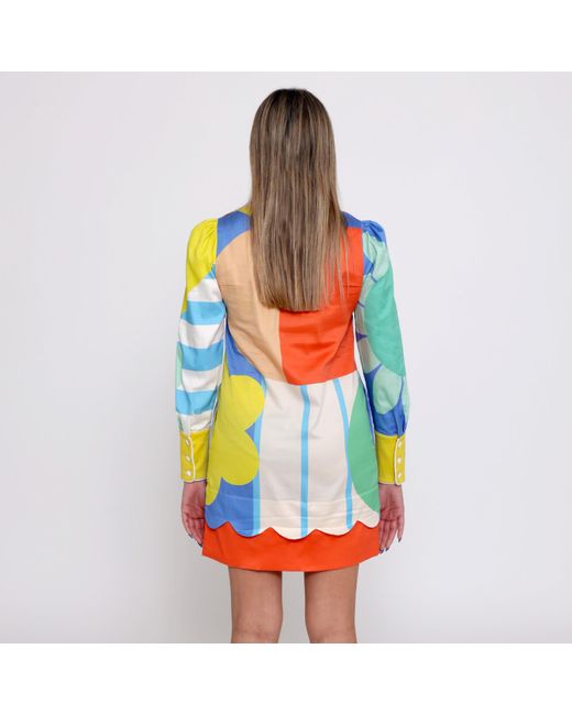 Monika Branagan Blue Starboard Flower Dress