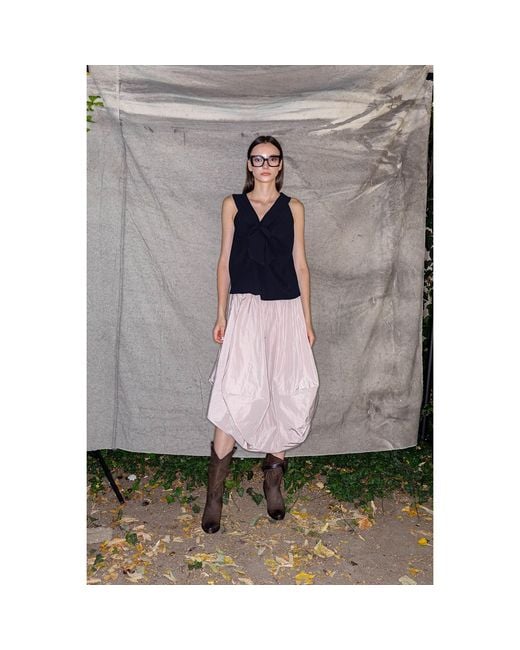 Bianca Popp Brown Balloon Skirt
