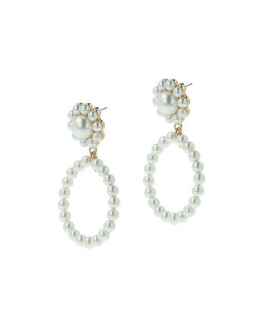 Otazu Metallic Classic Pearl Earrings