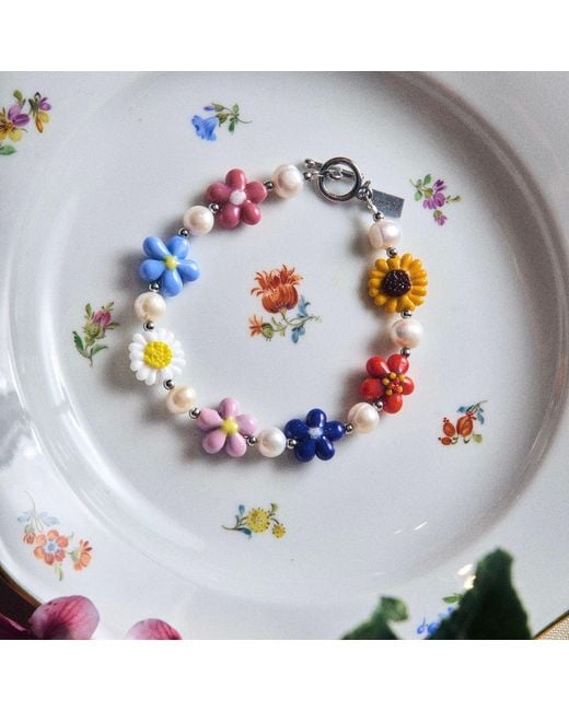WHYAT Blue Bouquet Bracelet