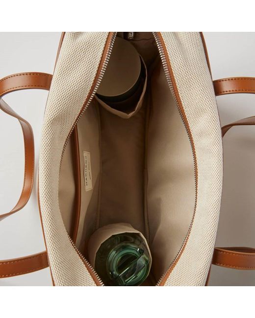 MARHEN.J Pink Voyage Square Canvas Camel