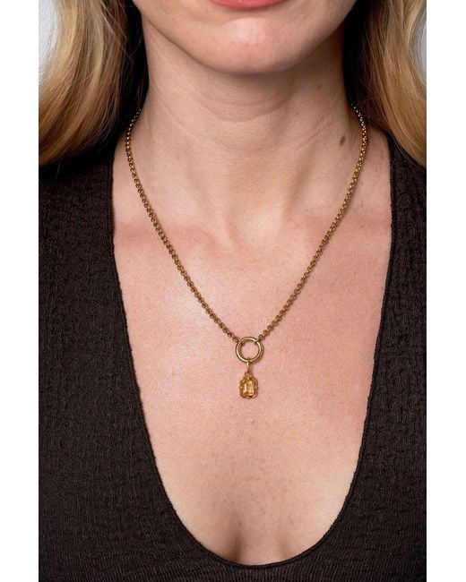 Zynnia Collective Metallic November/Citrine Birthstone Charm