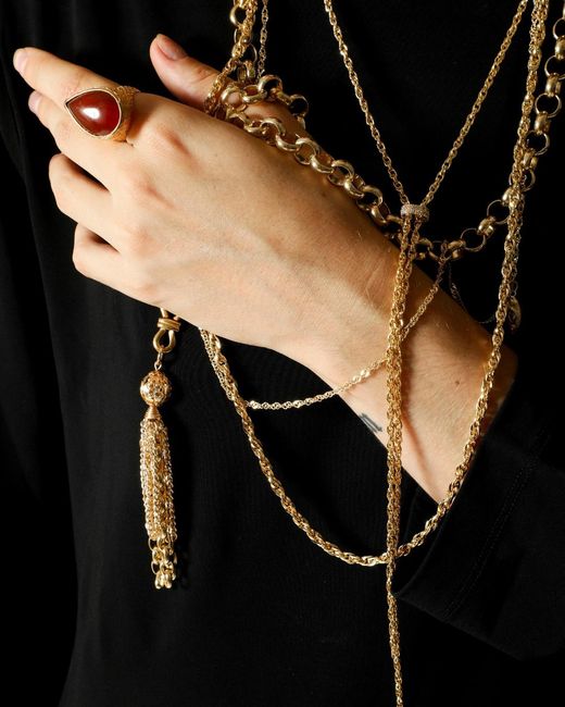 Alexie of Athens Metallic Bianca Slide Chain