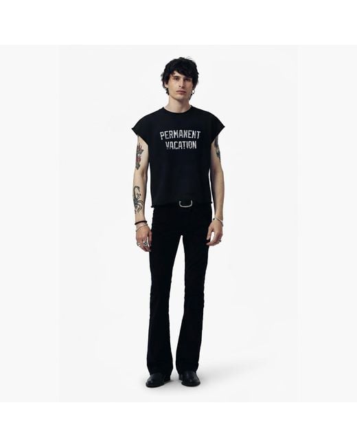 Other Uk Black Permanent Vacation Rocker Tee for men