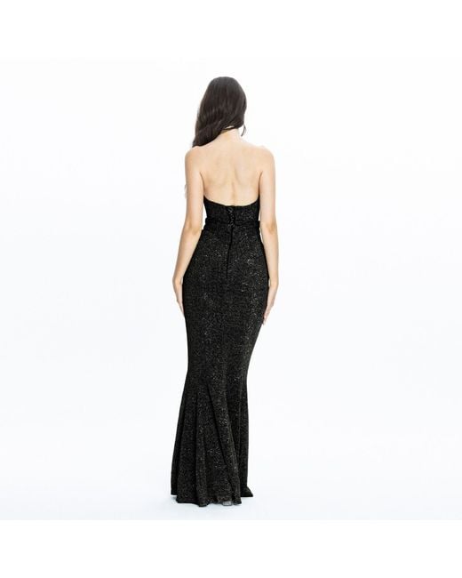 Angelika Jozefczyk Black Moon Shimmering Evening Gown