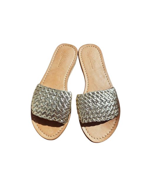 OhSun Metallic Paloma Slides