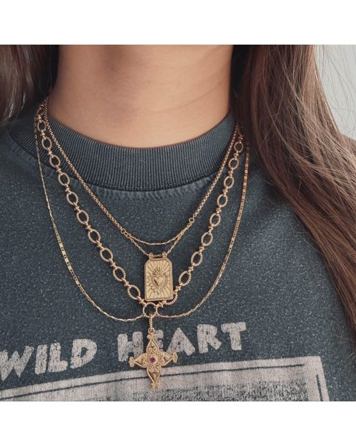 IN CAUDA VENENUM Metallic Arcanum Necklace