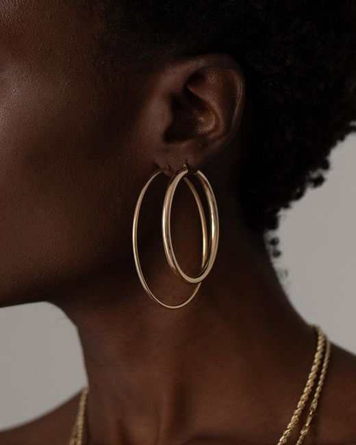 Öugie Metallic The Large Tube Hoops