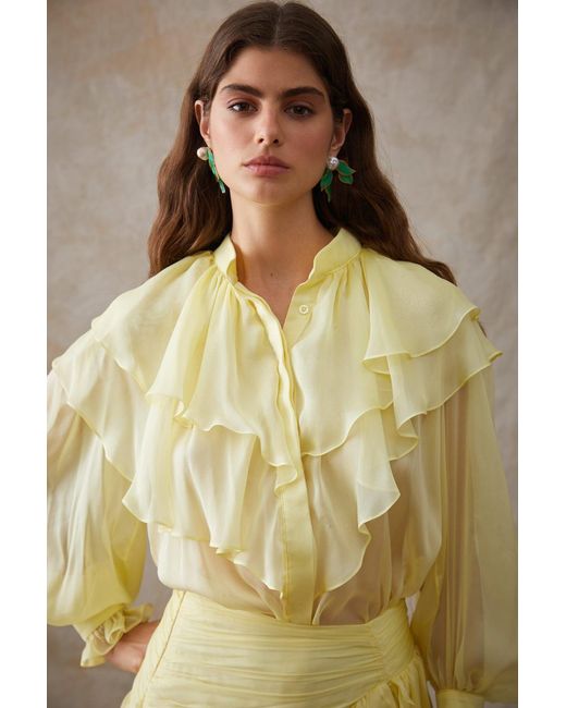 Syla Atelier Yellow Mihrimah Shirt