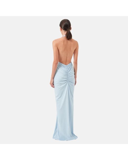 OW Collection Blue Lysa Baby Maxi Dress