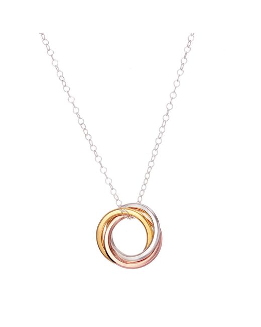 Posh Totty Designs Metallic Mixed Gold Russian Ring Necklace