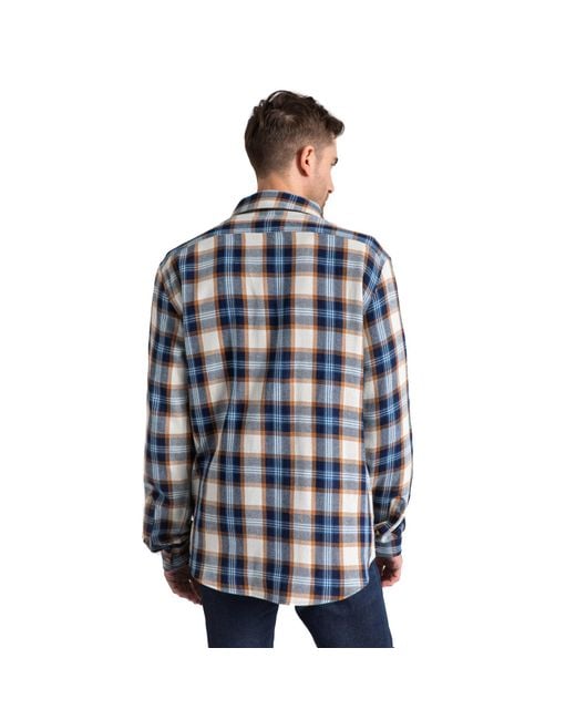 Vustra Blue Hickory Shacket for men