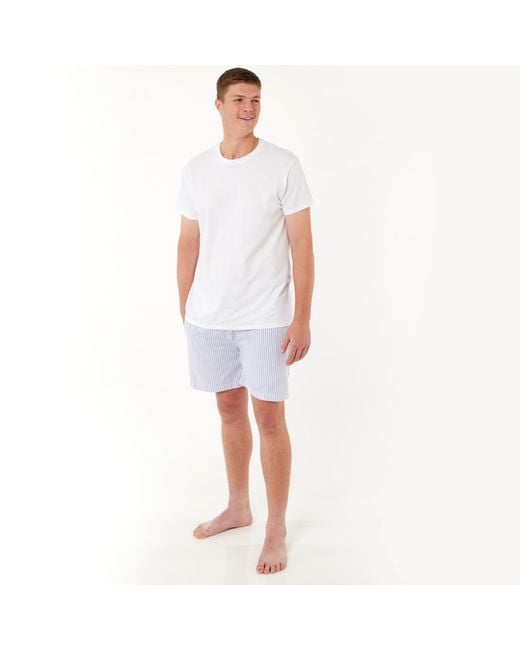 Lounge Blue Loungewear Shorts Monk Seal Design for men