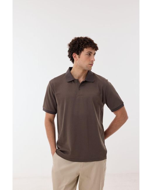 Ashita Fernandes Brown Rami T Shirt for men