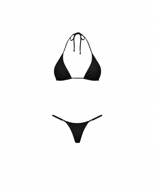 Dear Lover White Obsidian Thong Bikini Set
