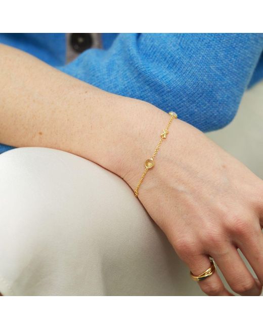 Auree Jewellery Metallic Miramar Good Health Gemstone Bracelet