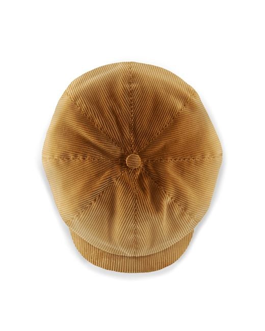 &SONS Trading Co Natural Cord Baker Boy Hat for men