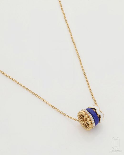 The Jewelz Metallic Lapis Ebb & Flow Necklace