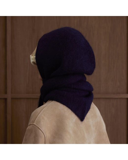 Arctic Fox & Co. Blue The Alpaca Hooded Scarf