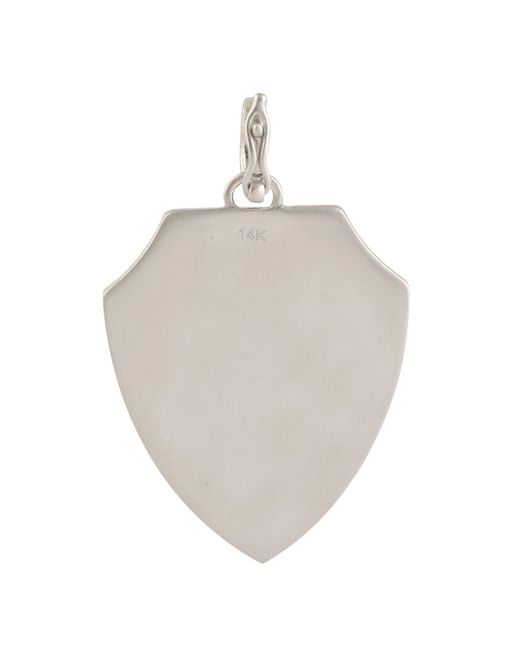 Artisan Metallic 14K Sapphire, Enamel & Diamond Space Pendant