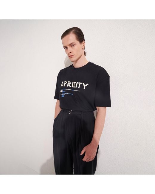 Guaj London Black Apricity T-Shirt for men