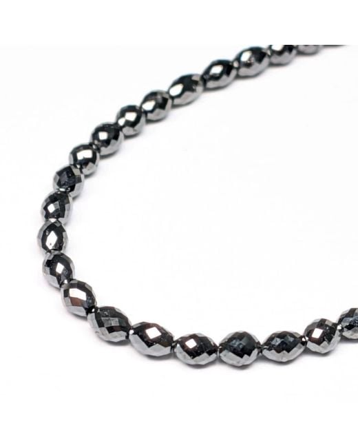 Rahul's Jewels Black 7 Genuine Diamond Oval Strand Bracelet