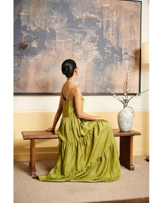 Silk and Bears Green Valentina
