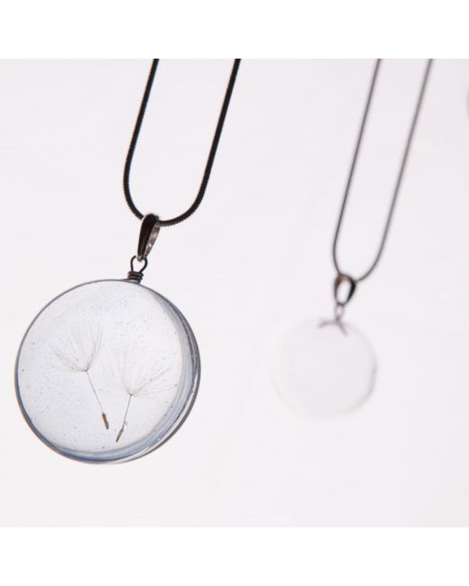 Laura Daili Metallic Neutrals Glass Pendant A Wish