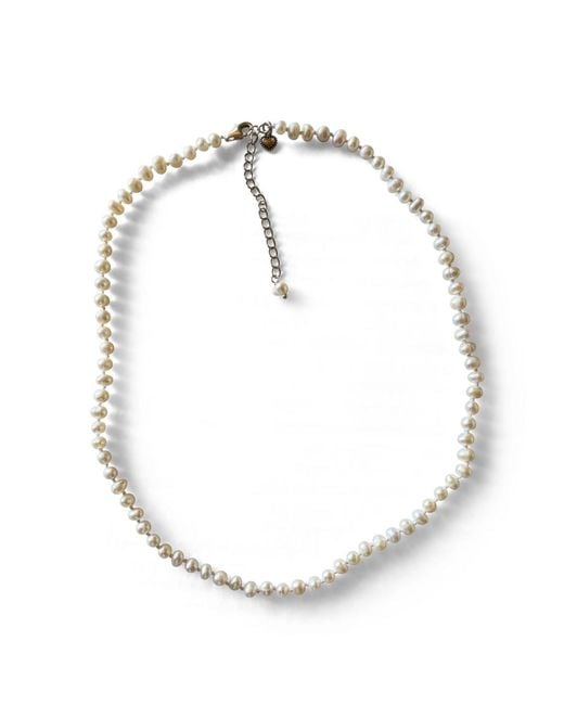 FV Jewellery Metallic Perle Fresh Water Pearl Strand Necklace