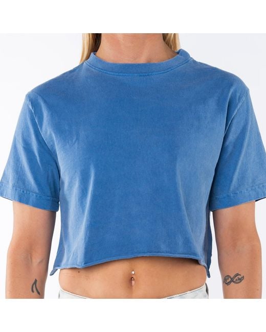 Ariko Blue Wave Beach Crop Tee